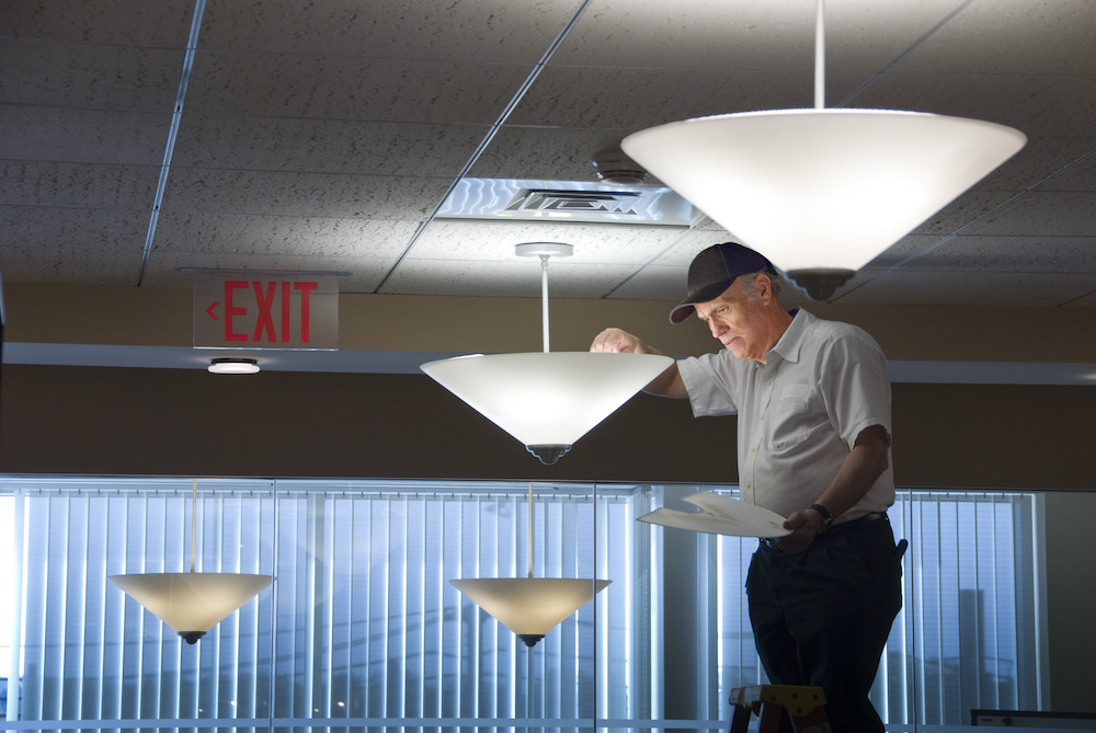 how to change office lights